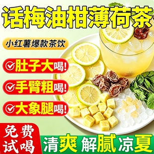 话梅油柑薄荷茶适合夏天喝的茶泡水饮品喝独立小包冷泡水果茶包
