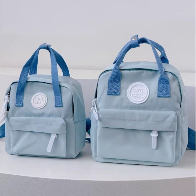 日系ins轻便小巧双肩包 学生小号书包校园旅游儿童亲子包妈咪背包