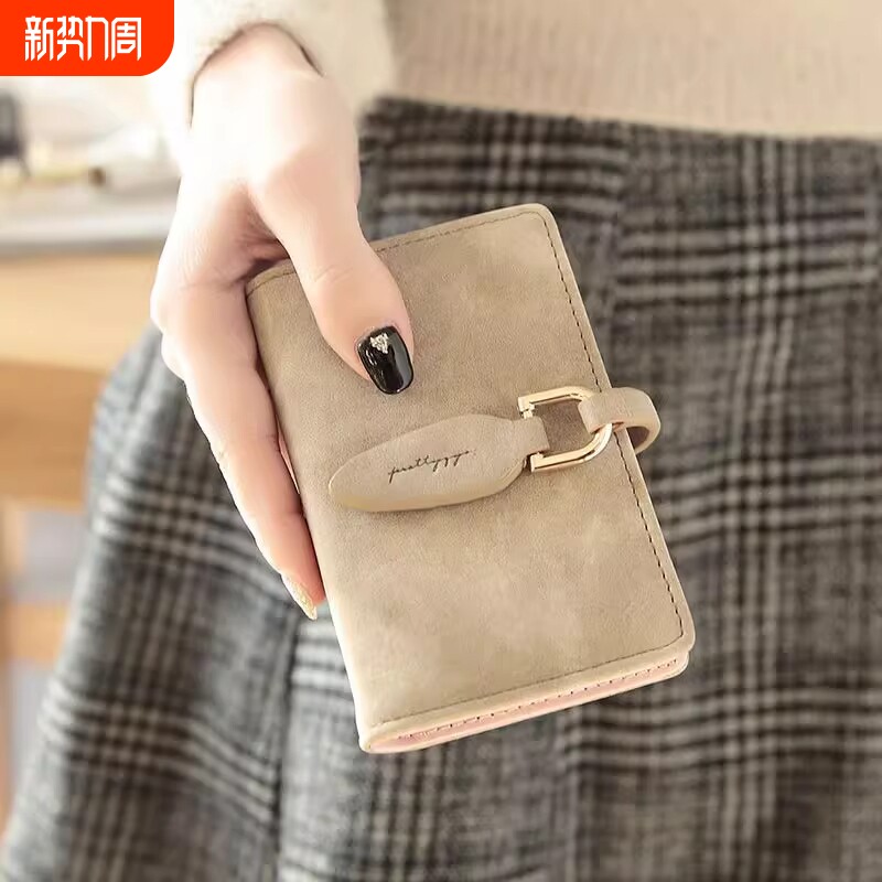 新款简约多卡位卡包女式超薄小巧大容量韩国驾驶证行驶证防消磁