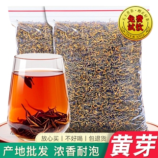 早春新茶叶金骏眉红茶正宗武夷浓香蜜香型黄芽散装茶自己喝旗舰店