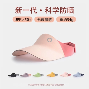 焦下焦儿童防晒帽夏季防紫外线薄款太阳帽男女童空顶遮阳帽子帽檐