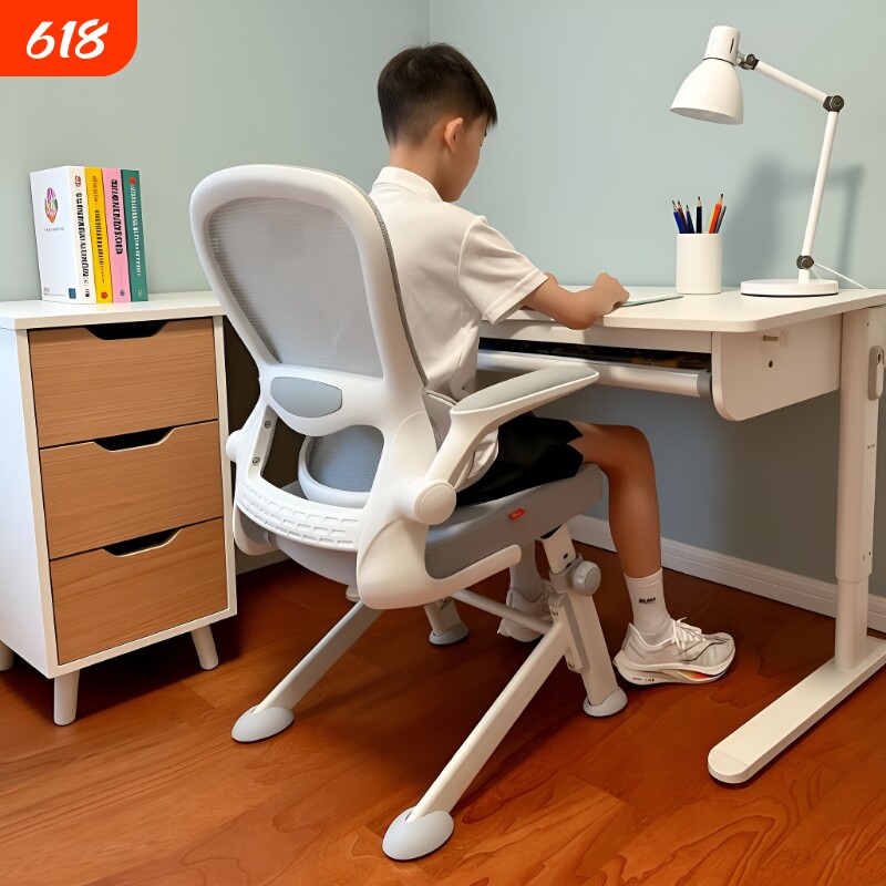 学习椅子青少年写字椅初高中学生专用人体工学可升降久坐书桌座椅