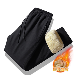 加厚保暖东北老人外穿裤 加绒棉裤 中老年人爸爸休闲长裤 冬季 子 男款