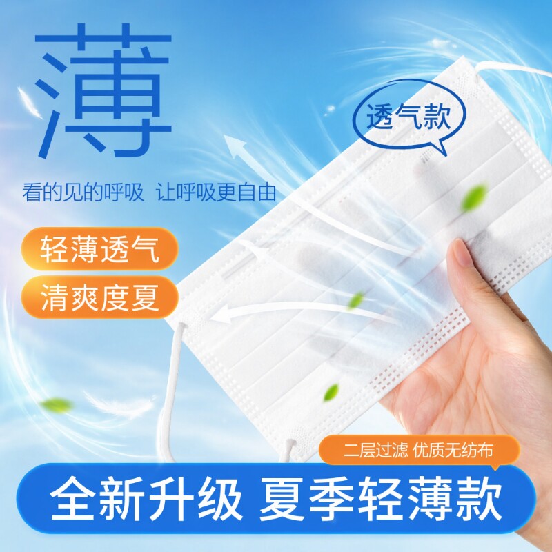 薄款透气防晒口罩|超5000次加购图片