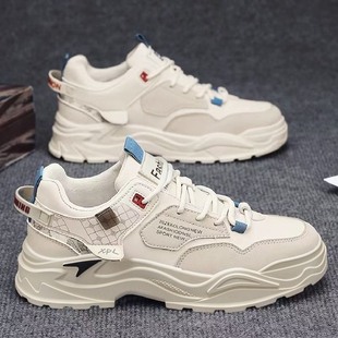 男鞋 厚底增高休闲百搭防滑软底运动潮鞋 2026新款 小白板鞋 春季 时尚