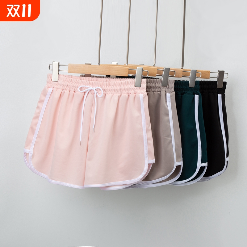 阔腿高腰运动短裤女|万人加购