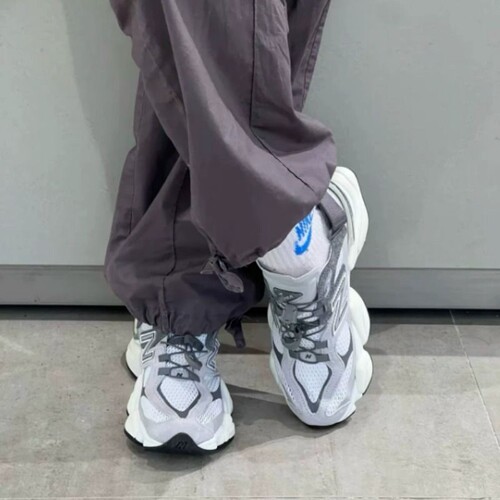 新款N9060小象蹄男女复古老爹休闲运动鞋厚底增高透气穆勒凉鞋