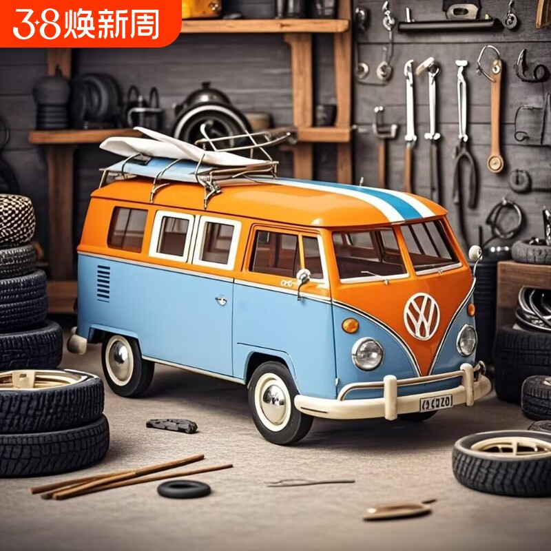 合金小汽车玩具车甲壳虫车模儿童模型车男孩回力新年过年生日礼物