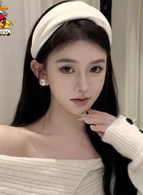 发箍女愤怒的小鸟新款宽边简约高颅顶发饰高级感洗脸头箍发饰