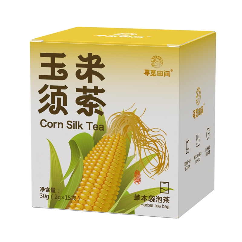玉米须苦荞栀子茶养生草本袋泡茶办公室女生喝茶包0蔗糖 寻觅田间
