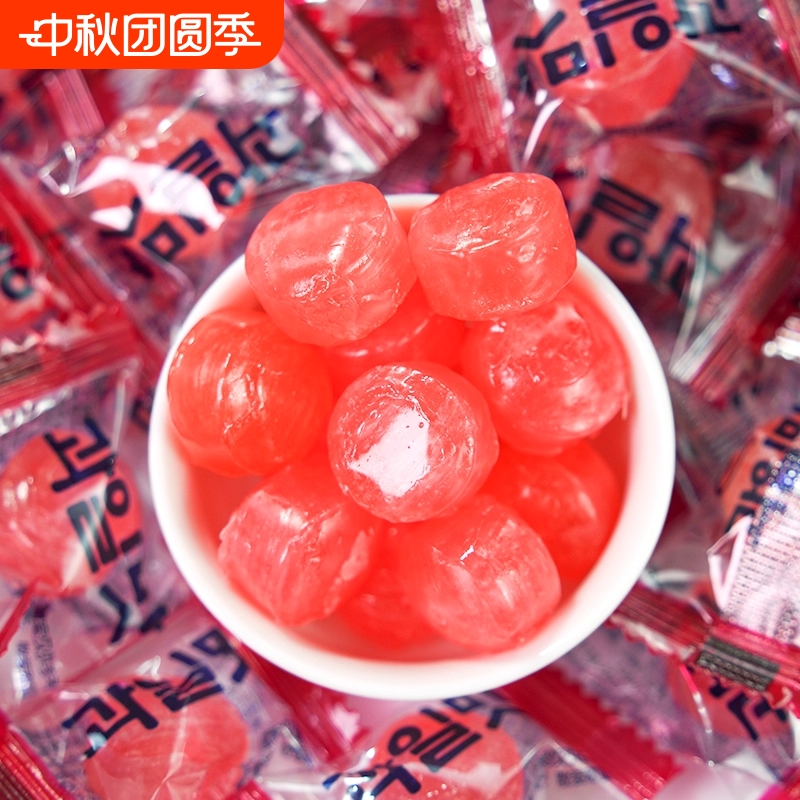 网红推荐韩式水果糖葡萄青提味硬糖果学生党休闲解馋零食小吃混合