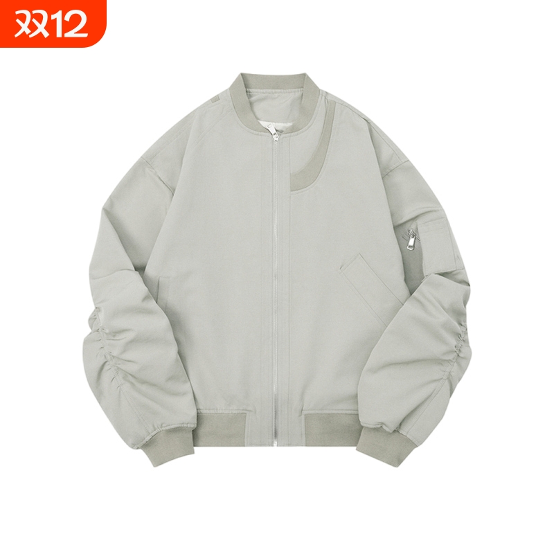 潮牌飞行员夹克男士2025春秋季新款男装休闲棒球服外套上衣服加绒