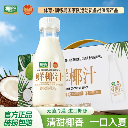 椰谷鲜椰汁果汁椰奶饮料10瓶