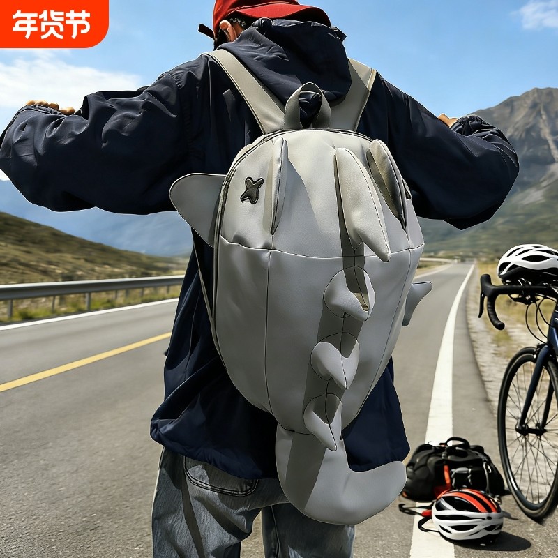 户外骑行摩特车机车包全盔头盔背包书包潮牌小众个性双肩包大学生,运动包/户外包/配件,双肩背包,淘宝优惠券,粉丝福利购,淘宝优惠卷