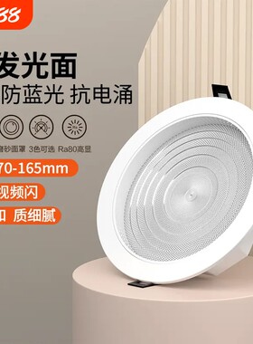 多尺寸嵌入式开孔筒灯商用孔灯