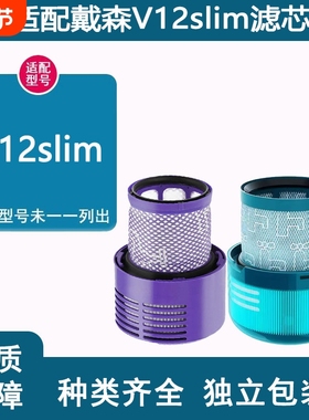 适配Dyson吸尘器配件V12slim后置滤芯吸尘器过滤网