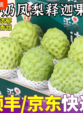 礼盒装 释迦果新鲜现摘番荔枝5斤大目凤梨牛奶林檎应季水果摩尼甜