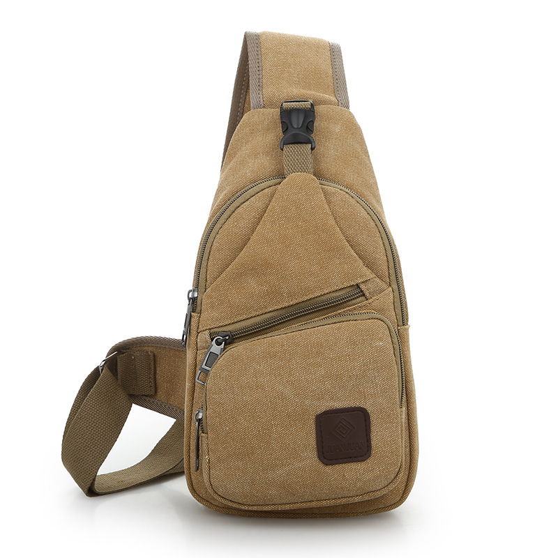 包包2023新款男士胸包帆布包斜挎包男包单肩包手机包休闲腰包胸前