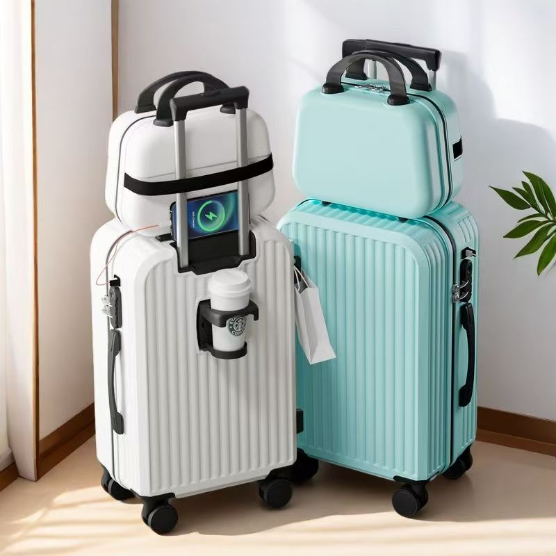 新款26寸密码锁旅行箱女高颜值