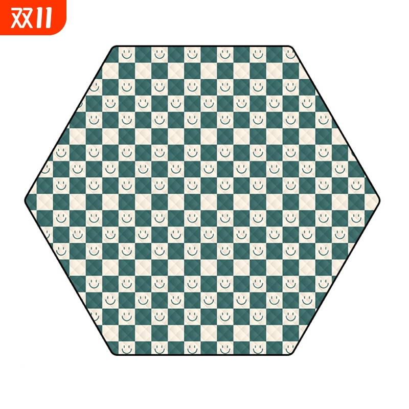 防潮布野餐垫子户外露营加厚升级六角超声波防潮野餐垫地垫