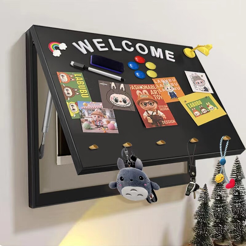 免打孔电表箱磁吸装饰画遮挡