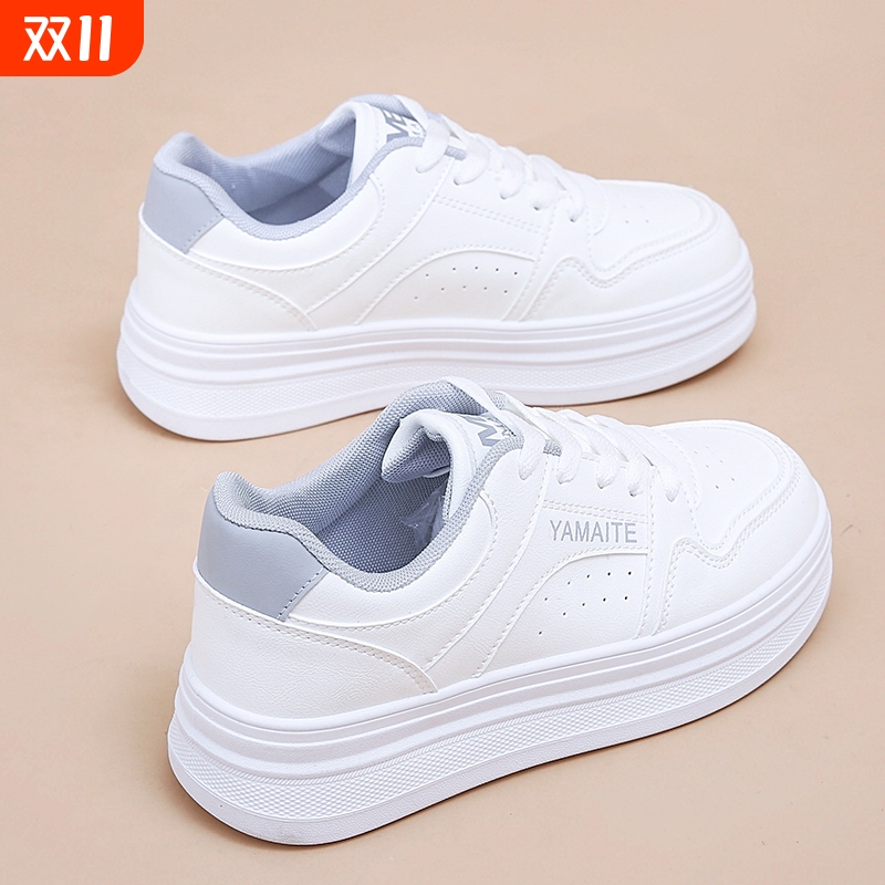 运动鞋子女2025新款爆款百搭学生休闲小白鞋厚底老爹鞋ins潮小众
