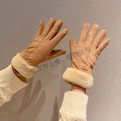 滑雪手套冬天骑行防冻加绒可触屏