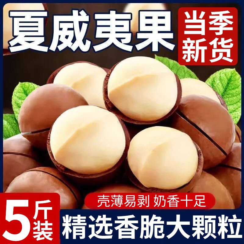夏威夷果坚果批发官方旗舰店500g新年货干果仁零食散装新货年货节
