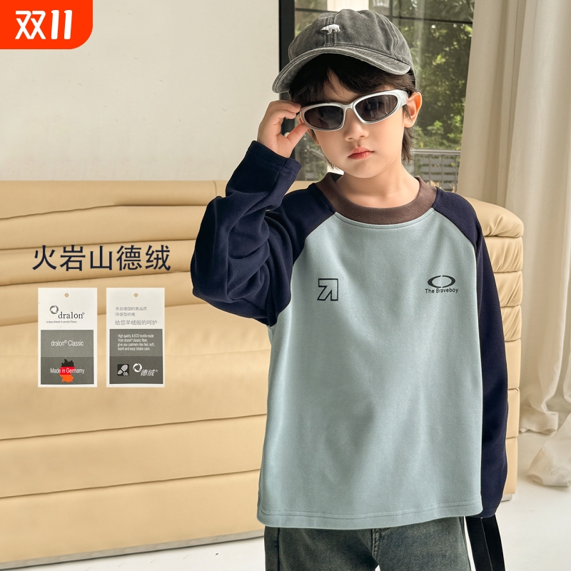 德绒长袖男童T恤|超2000次加购