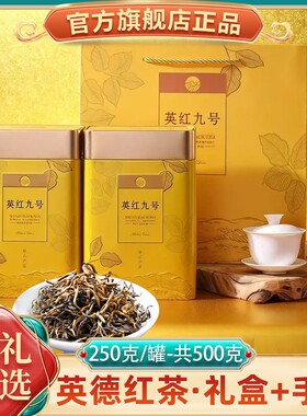 正宗英德英红九号罐装红茶浓香型茶叶礼品高山老树茶金毫冷泡品鉴