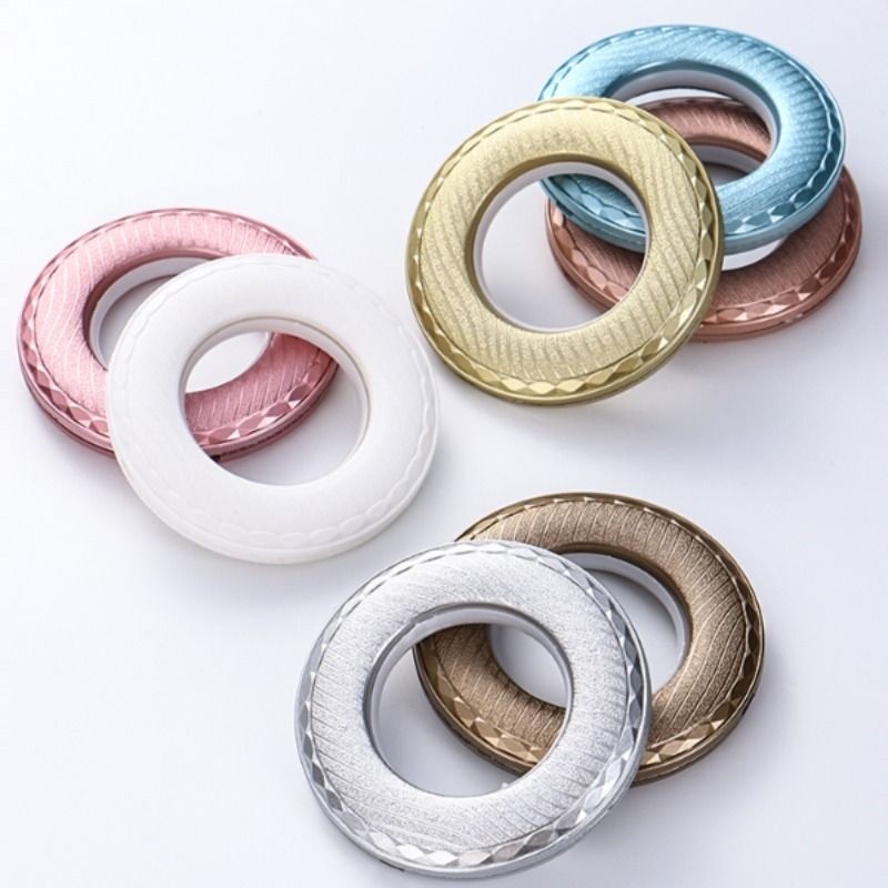 静音窗帘环窗帘扣环罗马圈打孔环圈加厚罗马杆配件圆圈环卡扣拉环