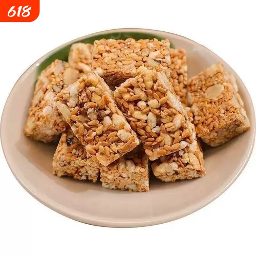 亚麻籽核桃酥6g*30包无加蔗糖糕点坚果花生仁代餐抗饿多规格