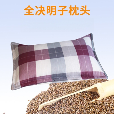 纯决明子枕头全填充枕头的枕芯成人单人学生老人四季通用睡眠硬枕