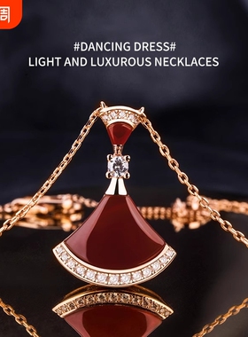 纯银小裙子项链女夏|160人收藏