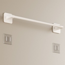 奶油风毛巾架卫生间免打孔挂杆浴室置物架子壁挂厕所收纳架双杆