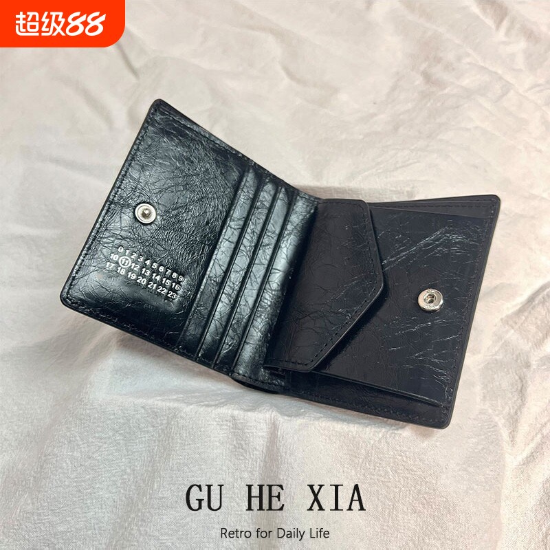 头层牛皮男士钱包卡包一体图片