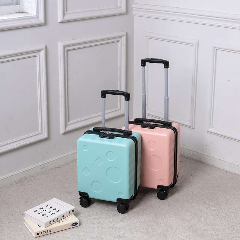 MOJY饼干14寸登机箱小型行李箱静音万向轮拉杆箱儿童可爱密码箱