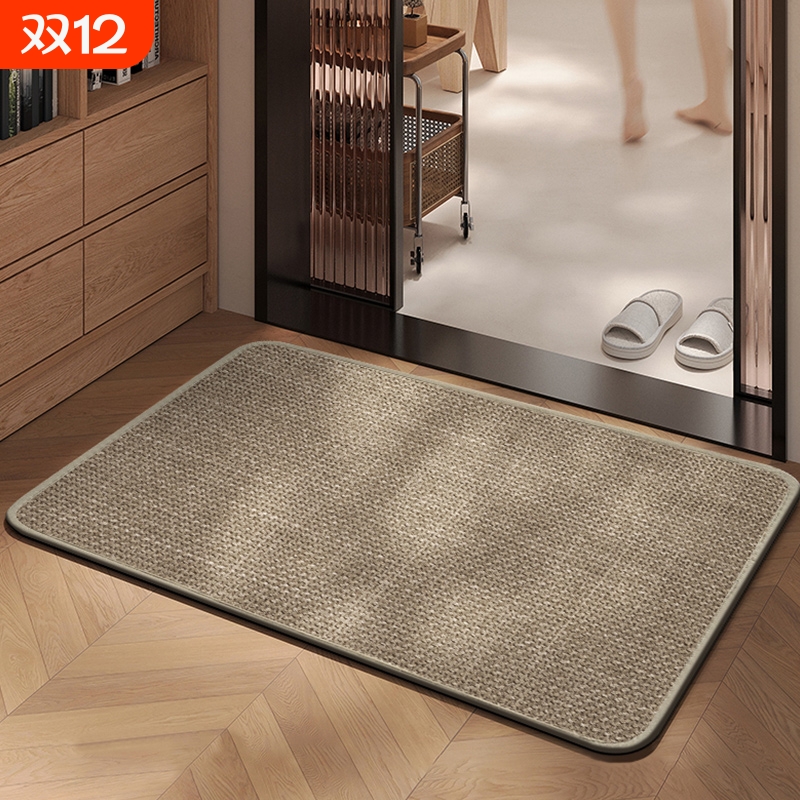 亚麻浴室防滑地垫|246人收藏