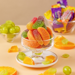 俄罗斯进口糖果软糖橡皮糖水果味夹心网红爆款 零食食品旗舰店
