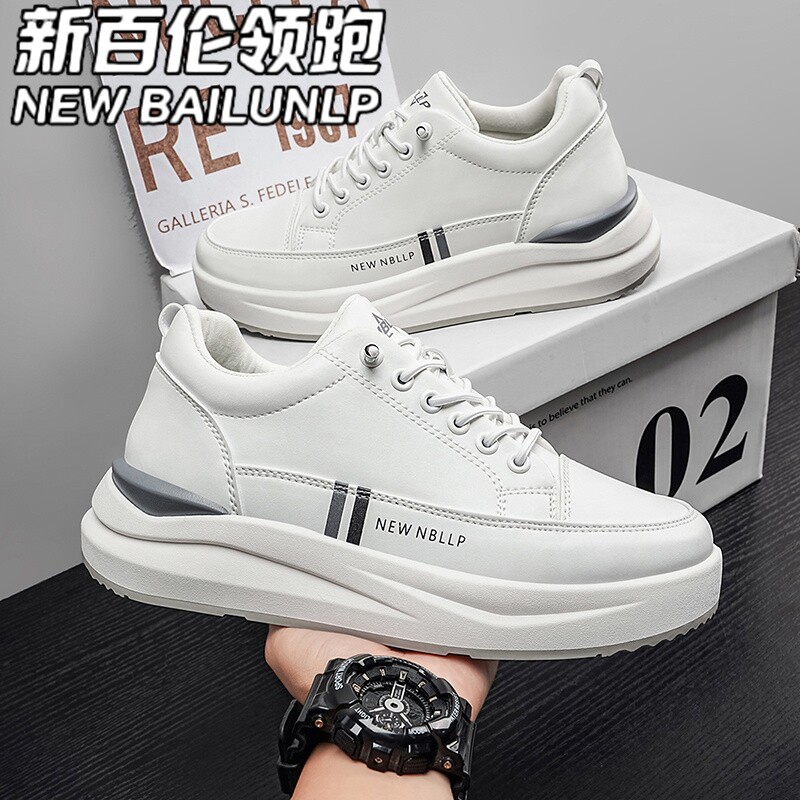 新百伦领跑秋季2026厚底增高透气百搭时尚老爹鞋潮流轻便运动鞋男
