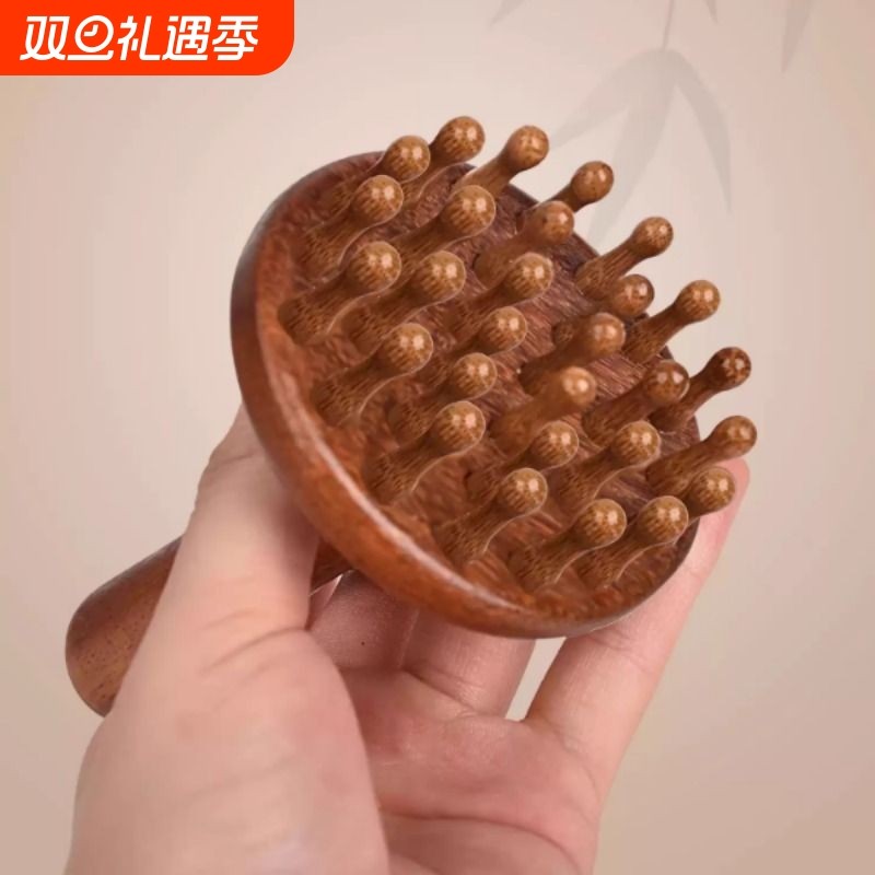 经络刷肚子头部梳子腿背部刮痧带脉疏通按摩工具揉腹神器腹部精油