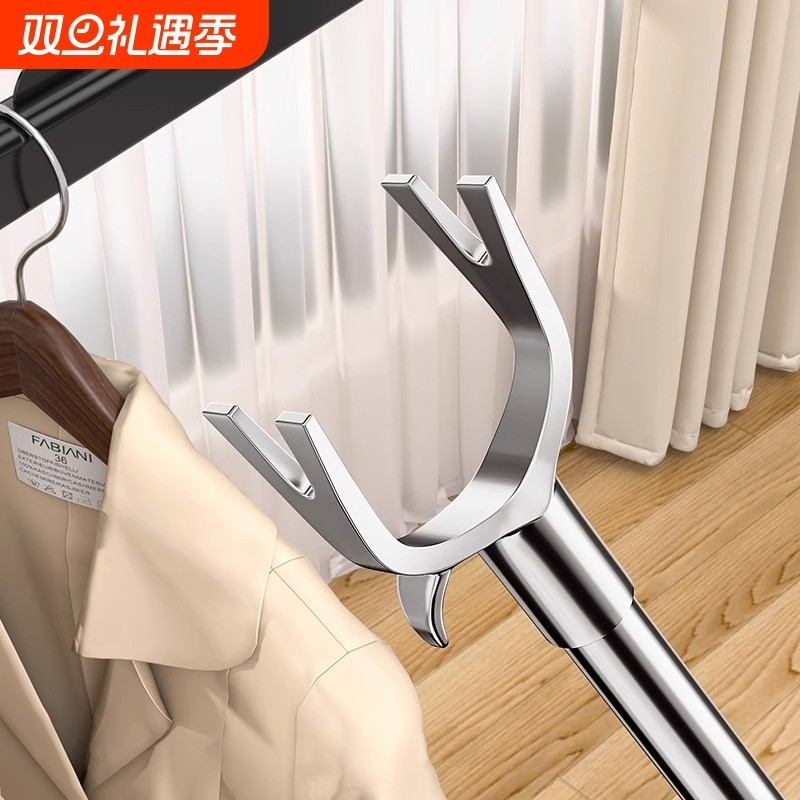 撑衣杆家用对接晾衣杆棍加长衣叉杆凉衣捍晒衣挂衣杆挑衣服丫叉杆