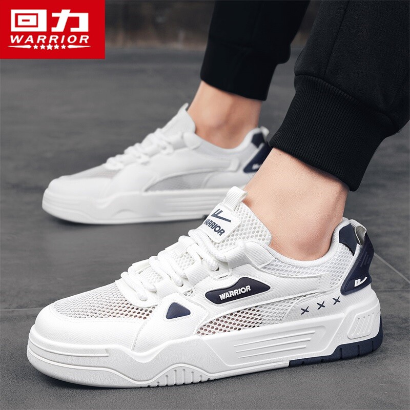 回力男鞋板鞋2026新款男士网面透气网眼网鞋休闲帆布鞋男款春夏季