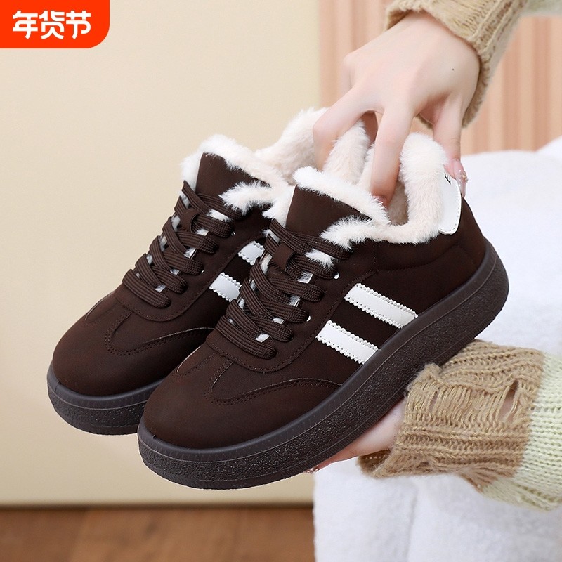 回力鞋子女鞋2025新款冬爆款加绒保暖雪地靴防滑运动休闲妈妈棉鞋