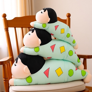 圣诞蜡笔小新玩偶睡衣款抱枕毛绒玩具布娃娃公仔送男孩子生日礼物