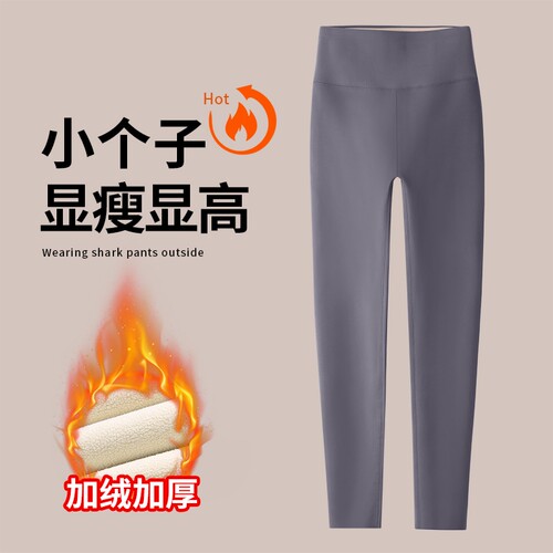 灰色鲨鱼皮打底裤|超2000次加购