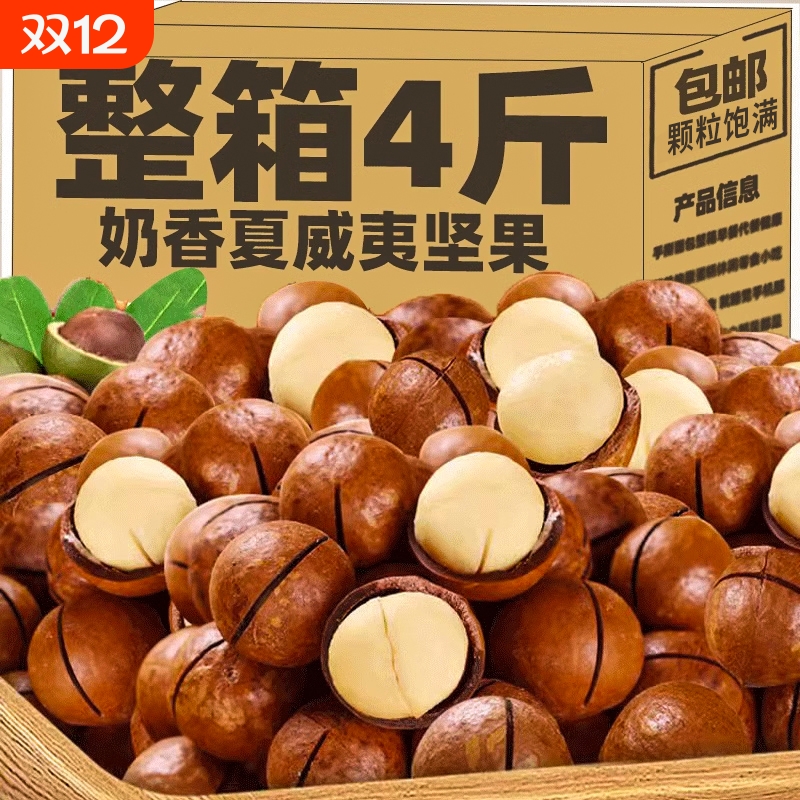 夏威夷果新货大颗粒奶香零食坚果