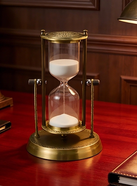 锌合金五金沙漏计时器装饰摆件
