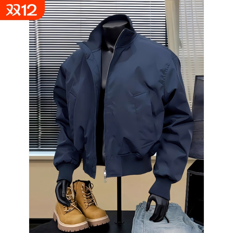 cleanfit加棉款男士飞行夹克