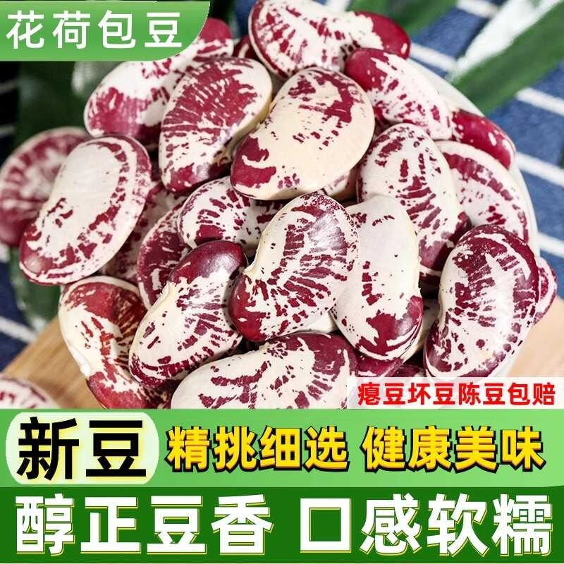 大荷包豆2025新货云南特产芸豆子农家粗杂粮扁豆新鲜饭豆煲汤豆类